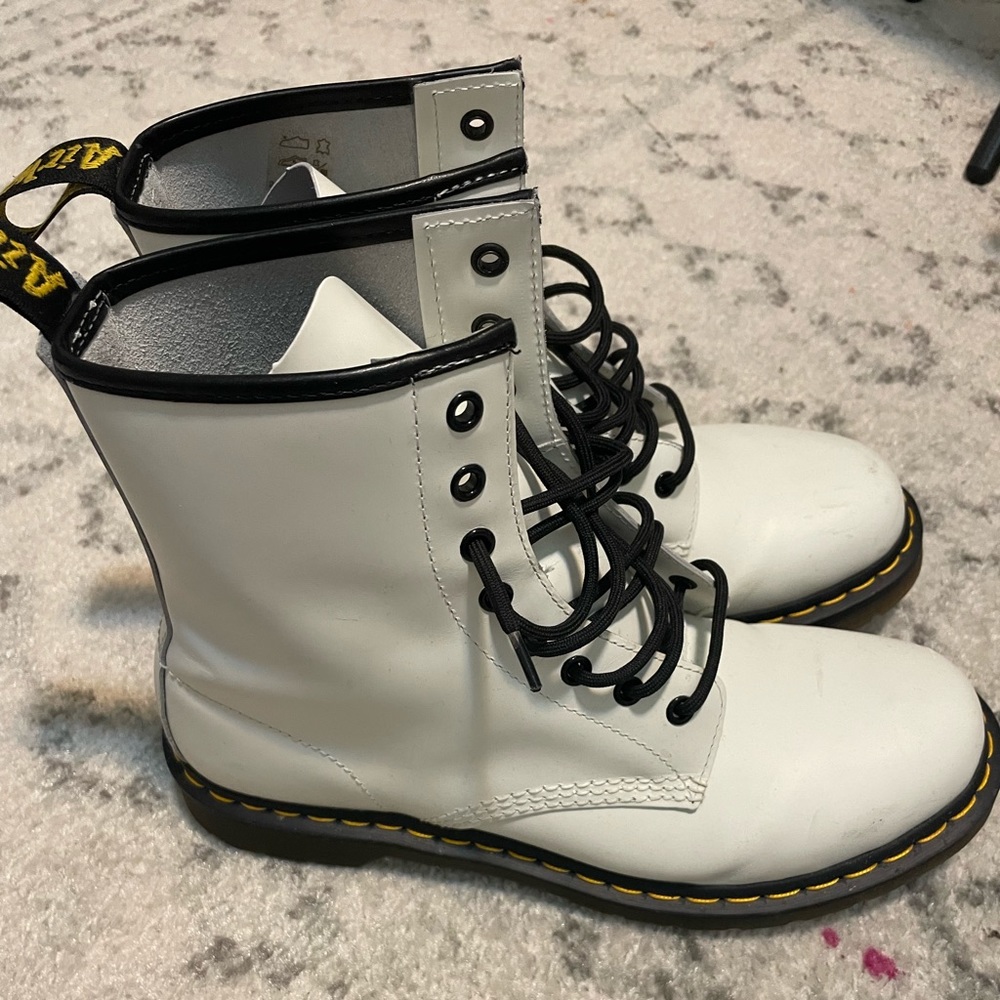White Dr. Marten Boots (US Women 11)